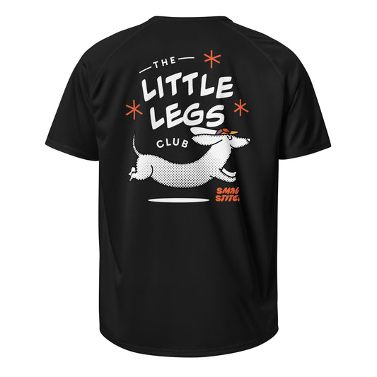 Small Stitch Little Legs Tee – Sweat-Wicking Unisex Running Shirt