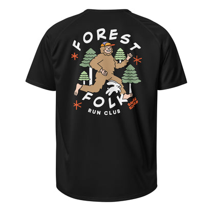 Small Stitch Forrest Folk Tee – Fun Unisex Running Top